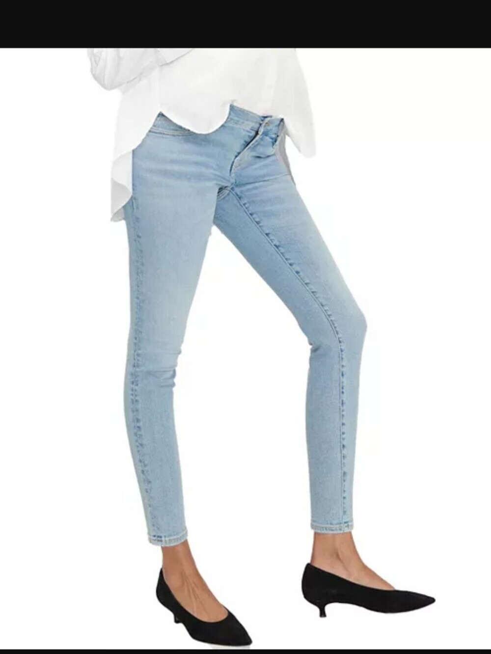 HATCH Collection The Under the Bump Slim Maternity Jean